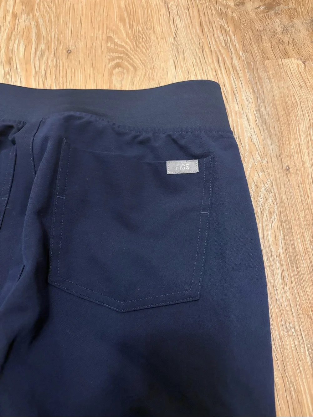 FIGS Zamora Women’s Navy Jogger Scrub Pants XS/T Zip Pocket Technical